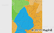 Political Map of Guidimaka, political shades outside