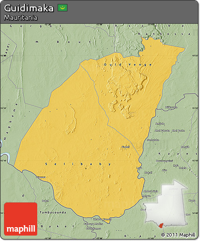 Savanna Style Map of Guidimaka