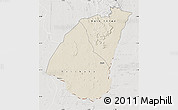 Shaded Relief Map of Guidimaka, lighten, semi-desaturated