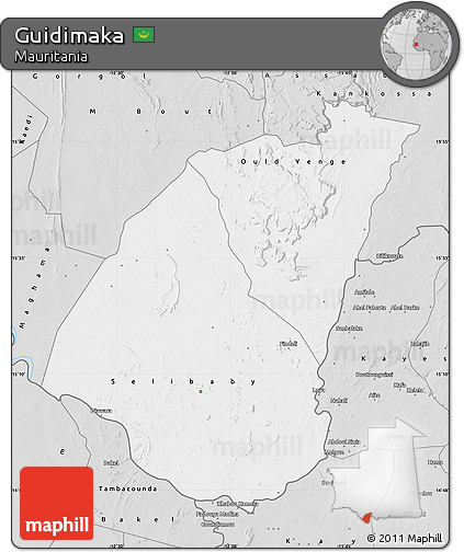 Silver Style Map of Guidimaka