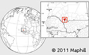 Blank Location Map of Ould Yenge