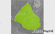 Physical 3D Map of Selibaby, desaturated