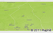 Physical Panoramic Map of Djigueni