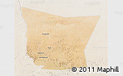 Satellite 3D Map of Tamchekket, lighten