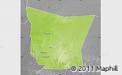 Physical Map of Tamchekket, desaturated