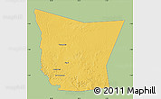 Savanna Style Map of Tamchekket, single color outside