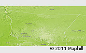 Physical Panoramic Map of Tamchekket