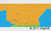 Political Panoramic Map of Tamchekket