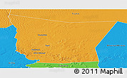 Political Panoramic Map of Tamchekket