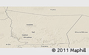 Shaded Relief Panoramic Map of Tamchekket