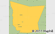 Savanna Style Simple Map of Tamchekket