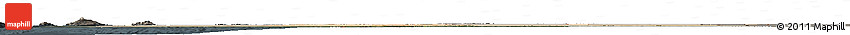 Satellite Horizon Map of Mauritania, darken, semi-desaturated