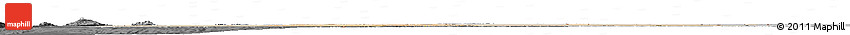 Satellite Horizon Map of Mauritania, desaturated