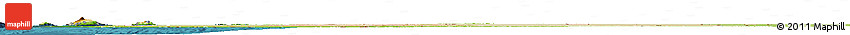 Satellite Horizon Map of Mauritania, physical outside, satellite sea