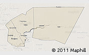 Shaded Relief 3D Map of Tagant, lighten