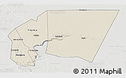 Shaded Relief 3D Map of Tagant, lighten, semi-desaturated