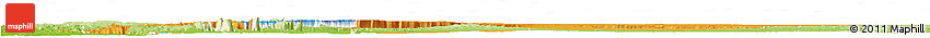 Political Horizon Map of Tagant, physical outside