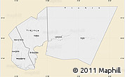 Classic Style Map of Tagant, single color outside