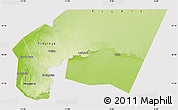 Physical Map of Tagant, cropped outside