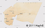 Satellite Map of Tagant, cropped outside