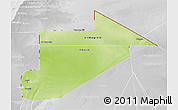 Physical 3D Map of Tiris Zemmour, lighten, desaturated