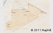 Satellite 3D Map of Tiris Zemmour, lighten