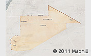 Satellite 3D Map of Tiris Zemmour, lighten, semi-desaturated