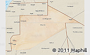 Satellite 3D Map of Tiris Zemmour, shaded relief outside