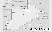 Silver Style 3D Map of Tiris Zemmour