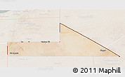Satellite 3D Map of Bir Mogrein, lighten