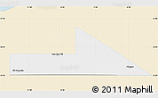 Classic Style Map of Bir Mogrein, single color outside