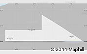 Gray Map of Bir Mogrein, single color outside