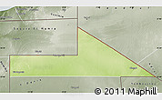 Physical Map of Bir Mogrein, semi-desaturated