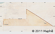 Satellite Map of Bir Mogrein, lighten