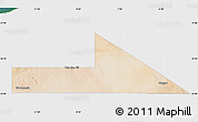 Satellite Map of Bir Mogrein, single color outside