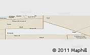 Classic Style Panoramic Map of Bir Mogrein