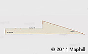 Shaded Relief Panoramic Map of Bir Mogrein, cropped outside