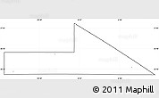 Blank Simple Map of Bir Mogrein, cropped outside, no labels