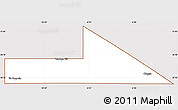 Classic Style Simple Map of Bir Mogrein, cropped outside