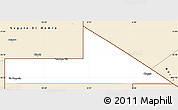 Classic Style Simple Map of Bir Mogrein
