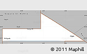 Gray Simple Map of Bir Mogrein