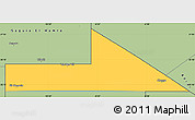 Savanna Style Simple Map of Bir Mogrein