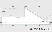 Silver Style Simple Map of Bir Mogrein