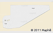 Classic Style 3D Map of F Derik, single color outside