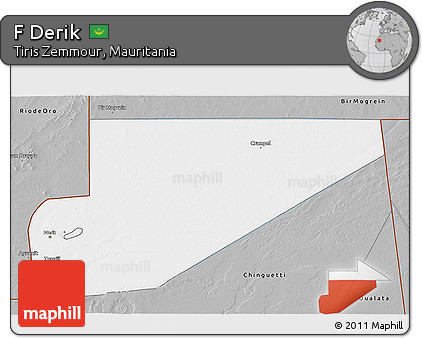 Gray 3D Map of F Derik
