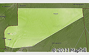 Physical 3D Map of F Derik, darken