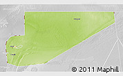 Physical 3D Map of F Derik, lighten, desaturated