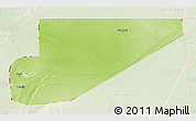 Physical 3D Map of F Derik, lighten