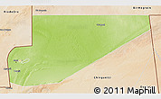 Physical 3D Map of F Derik, satellite outside
