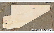 Satellite 3D Map of F Derik, darken